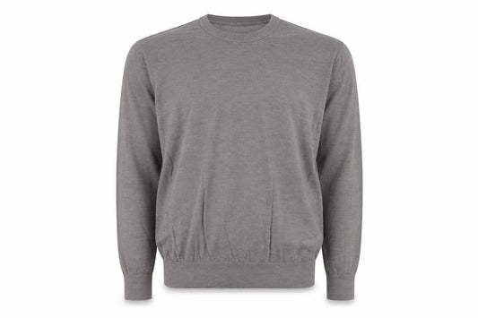 Nicole Farhi Men’s Grey Wool Blend Crew Neck Pullover Jumper L