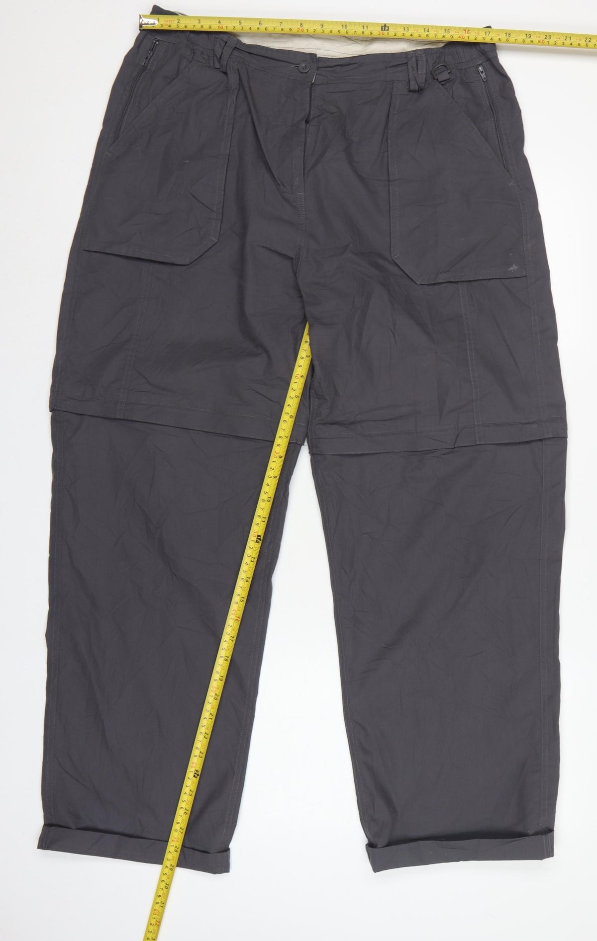 Peter Storm Women’s Grey Size 18 Convertible Cargo Trousers