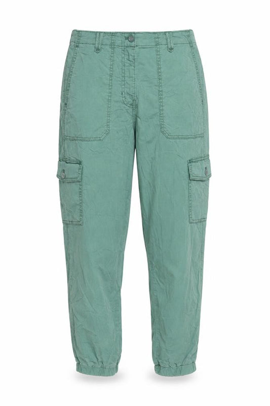 M&S Women’s Green Size 10 Cargo Tapered Cuffed Trousers