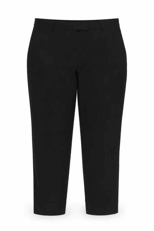 M&Co Women’s Black UK 16 Long Tailored Straight Leg Dress Trousers