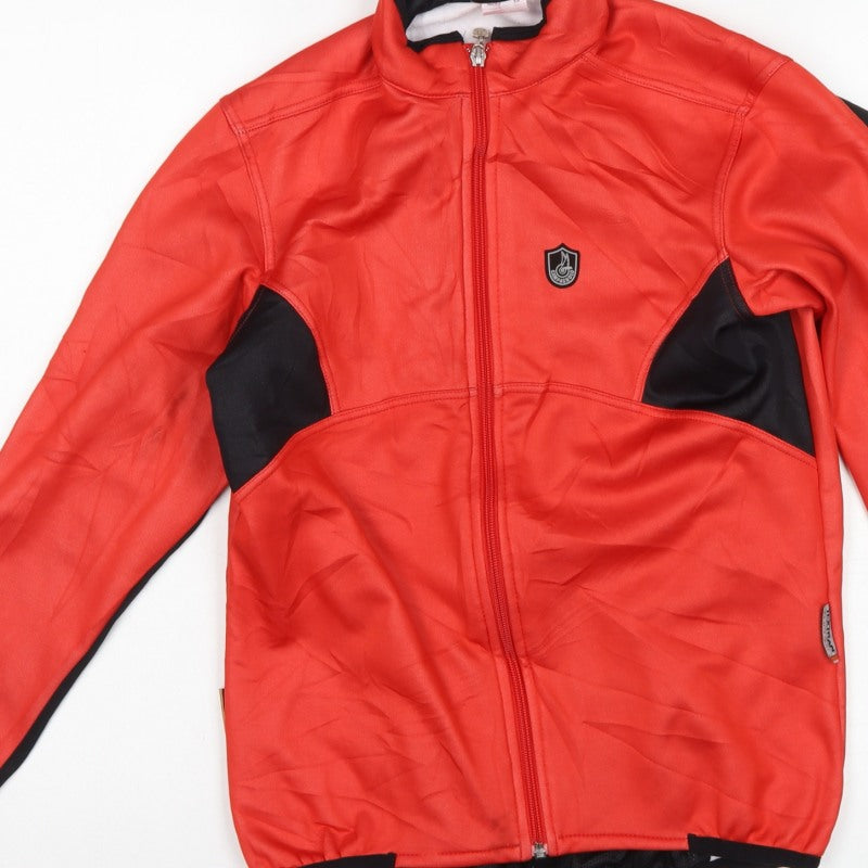 Campagnolo Unisex Adults Red M Track Jacket Cycling Full Zip