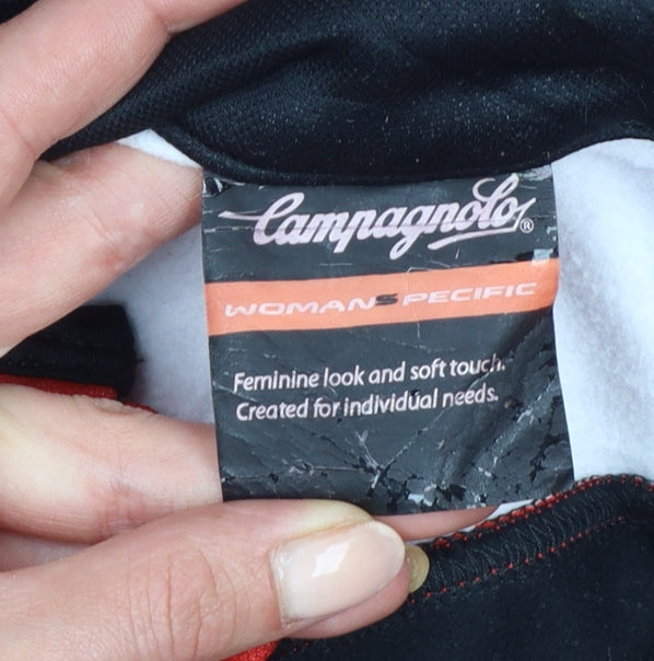 Campagnolo Unisex Adults Red M Track Jacket Cycling Full Zip