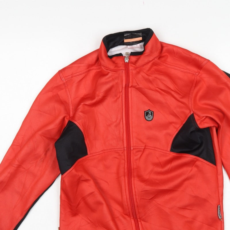 Campagnolo Unisex Adults Red M Track Jacket Cycling Full Zip