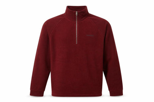 Craghoppers Men’s Red XL 1/2 Zip Fleece Pullover Outdoor Sweatshirt