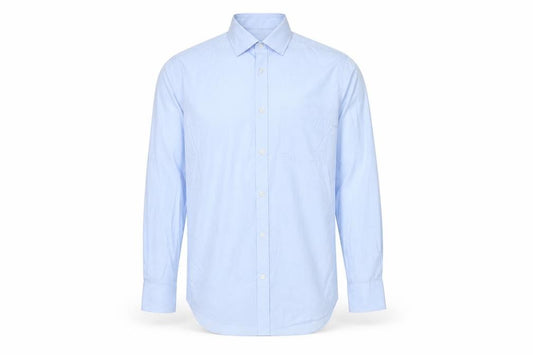 Marks and Spencer Men Blue 15 Regular Fit Long Sleeve Formal Shirt