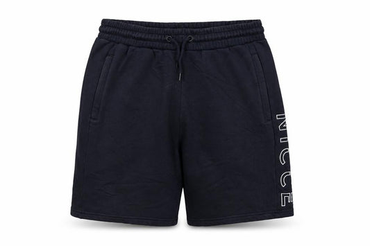 NICCE Men’s Blue M Sweat Shorts Drawstring Logo Pockets