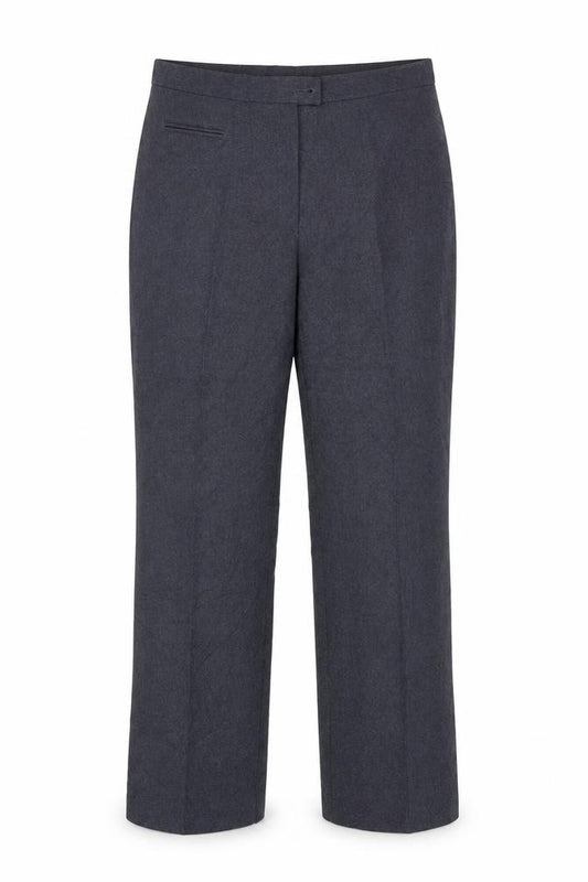 Marks & Spencer Women’s Navy Mix UK 10 Short Straight Dress Trousers