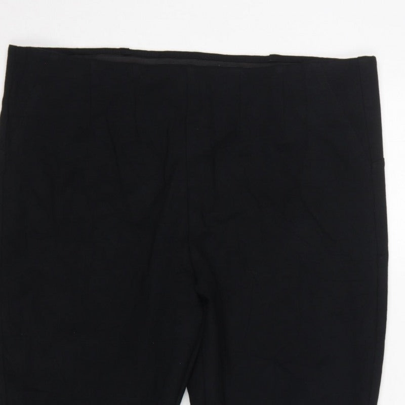 Marks and Spencer Women’s Black Size 20 Regular Stretch Leggings