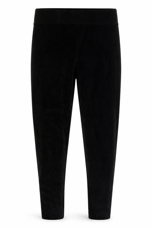 Marks and Spencer Women’s Black Size 12 Ribbed Stretch Leggings