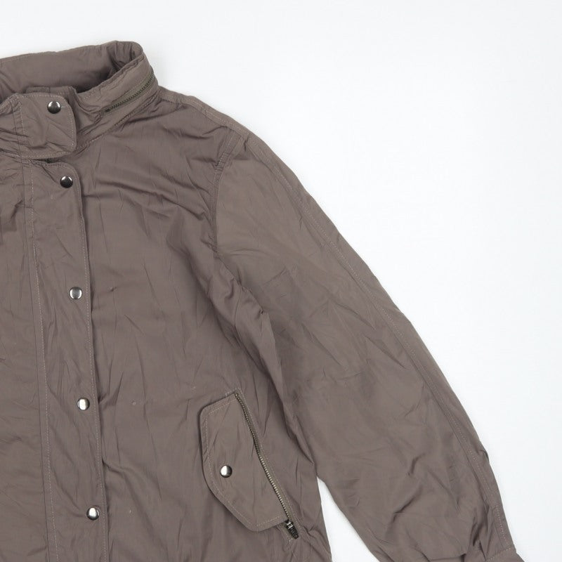 Gap Women’s Brown Size S Lightweight Zip Front Jacket