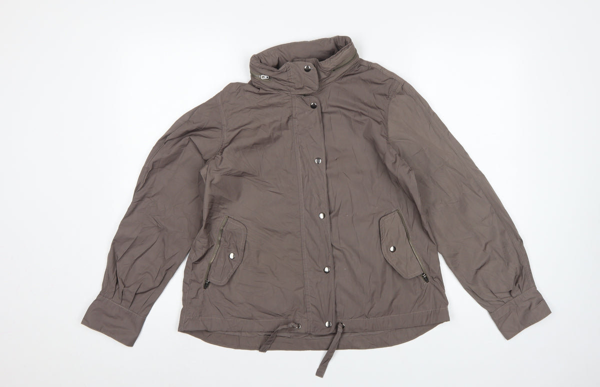 Gap Women’s Brown Size S Lightweight Zip Front Jacket