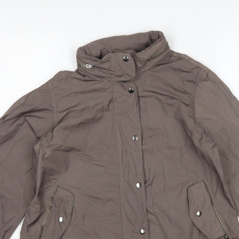 Gap Women’s Brown Size S Lightweight Zip Front Jacket