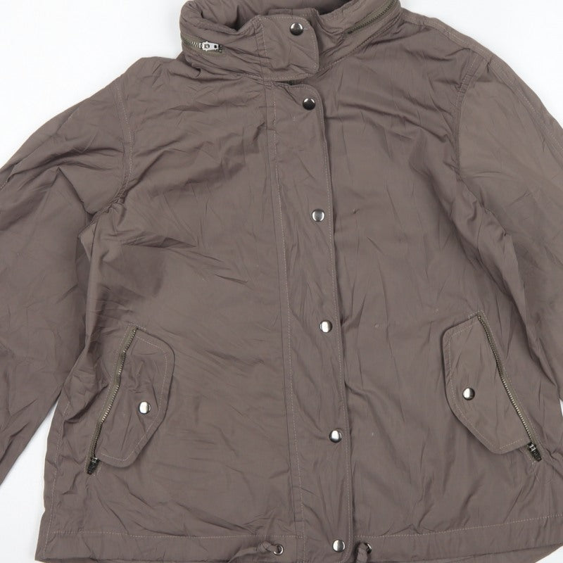 Gap Women’s Brown Size S Lightweight Zip Front Jacket