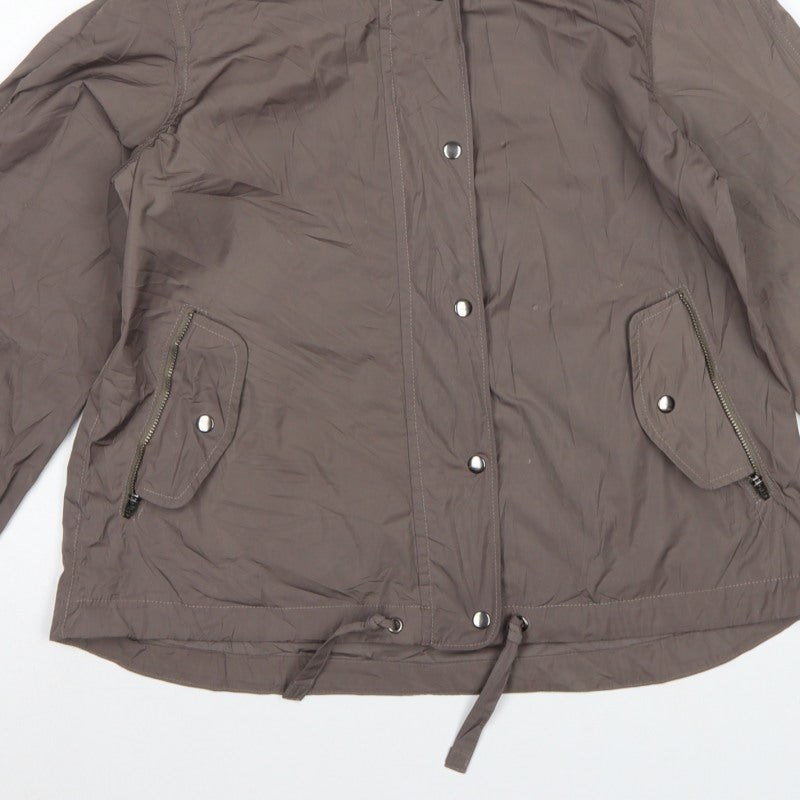 Gap Women’s Brown Size S Lightweight Zip Front Jacket