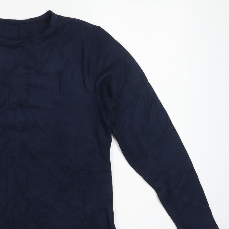 Heatgen Women’s Navy UK 16 Basic Thermal Long Sleeve Crew Neck Top
