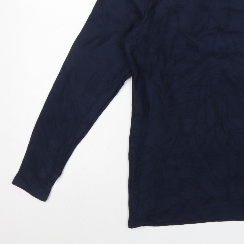 Heatgen Women’s Navy UK 16 Basic Thermal Long Sleeve Crew Neck Top