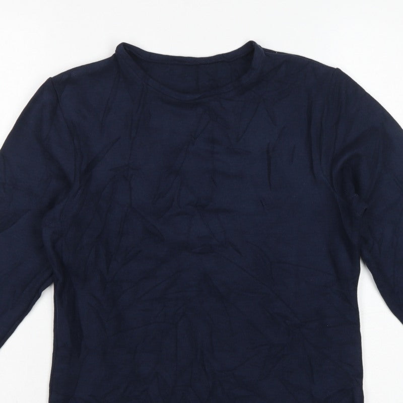 Heatgen Women’s Navy UK 16 Basic Thermal Long Sleeve Crew Neck Top