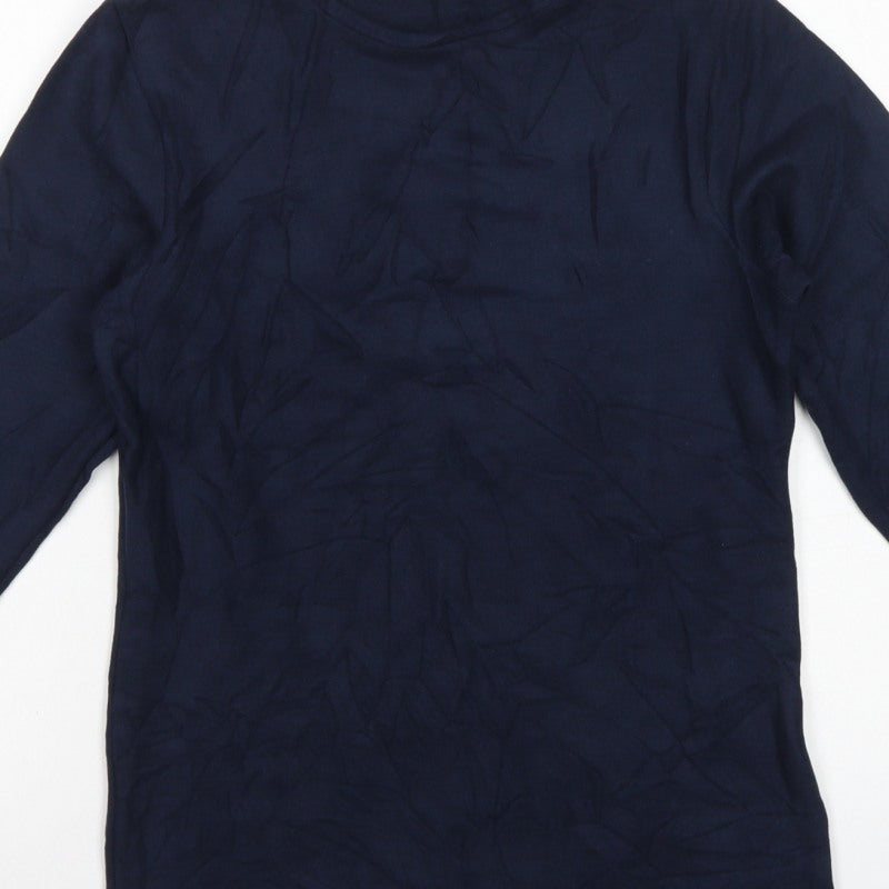 Heatgen Women’s Navy UK 16 Basic Thermal Long Sleeve Crew Neck Top