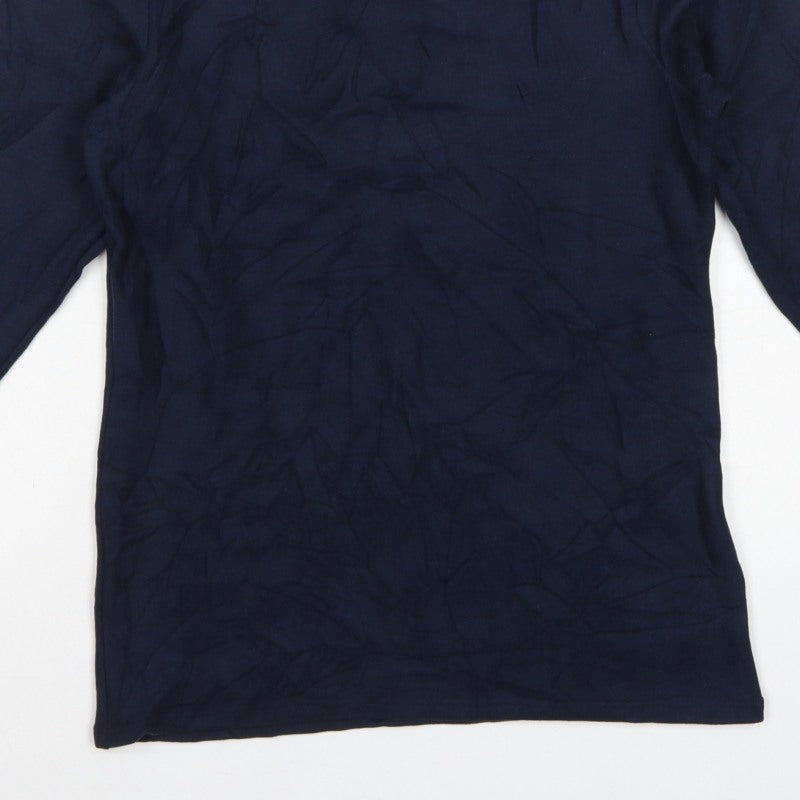 Heatgen Women’s Navy UK 16 Basic Thermal Long Sleeve Crew Neck Top