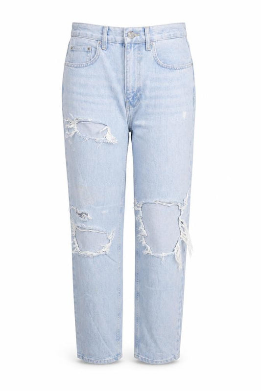 BDG Urban Outfitters Women Blue UK 8 W27 L32 Distressed Mom Jeans