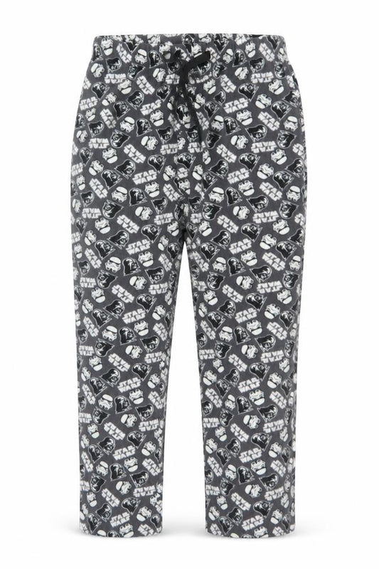 George Men’s Grey Star Wars Fleece Sweatpants L 36-38in Drawstring