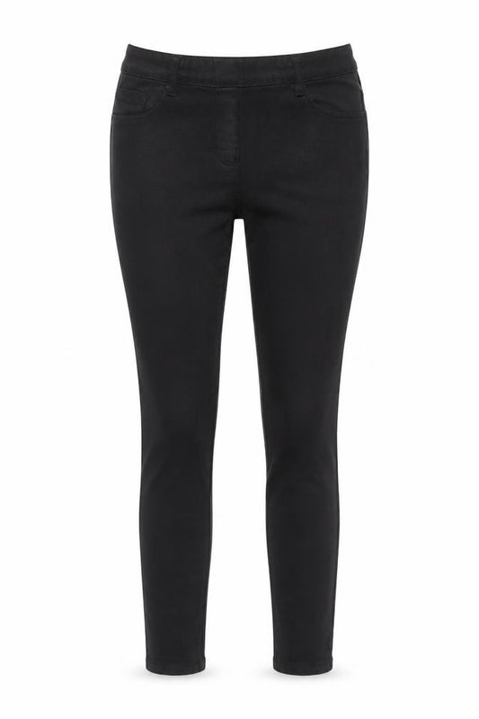 Next Women’s Black Size 8 Long Mid Rise Pull-On Skinny Legging Trousers
