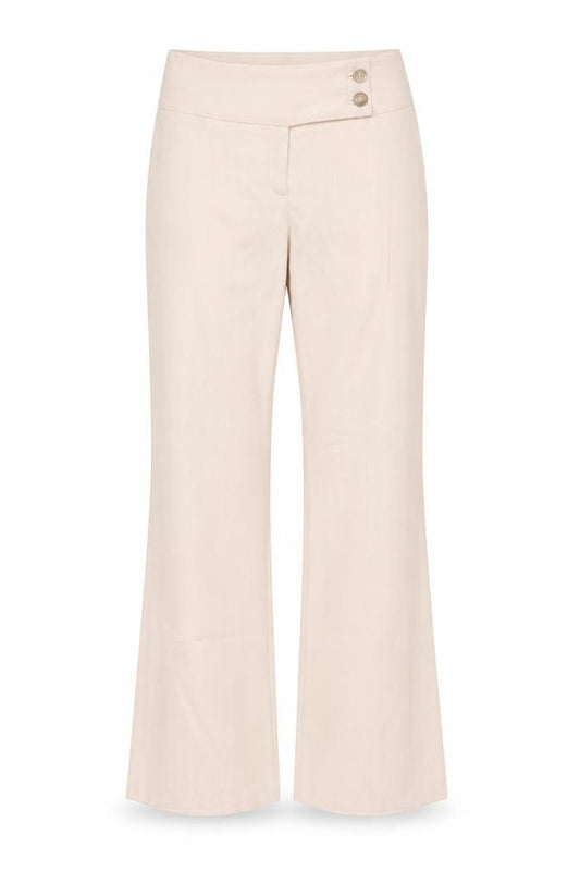 Next Women Pink Stripe High Rise Flared Dress Trousers UK 10 Regular