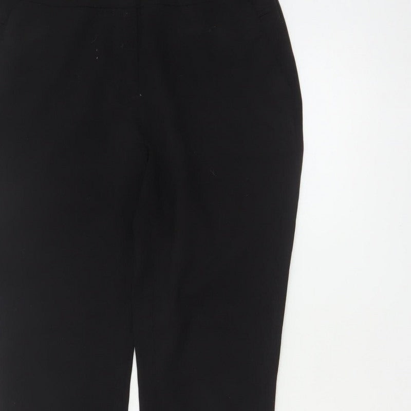 New Look Women’s Black Size 8 Straight Tailored Work Trousers