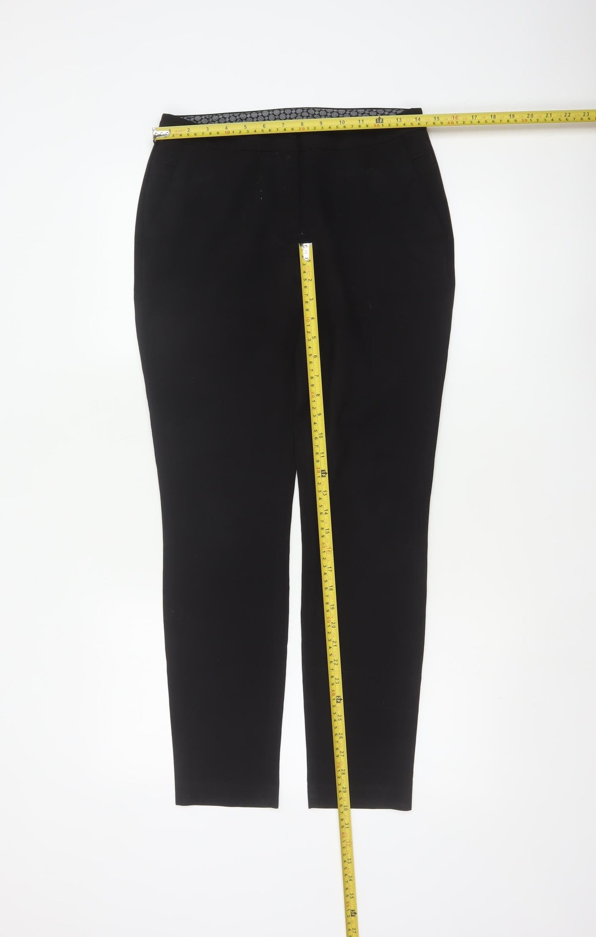 New Look Women’s Black Size 8 Straight Tailored Work Trousers