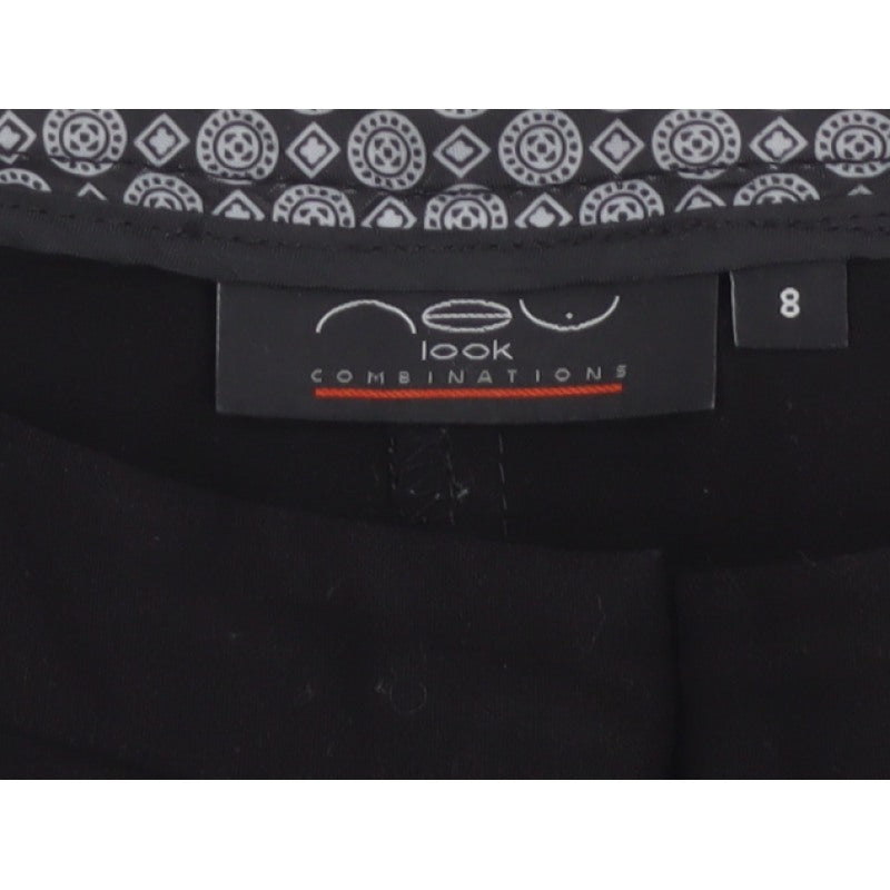 New Look Women’s Black Size 8 Straight Tailored Work Trousers