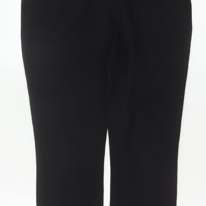 New Look Women’s Black Size 8 Straight Tailored Work Trousers