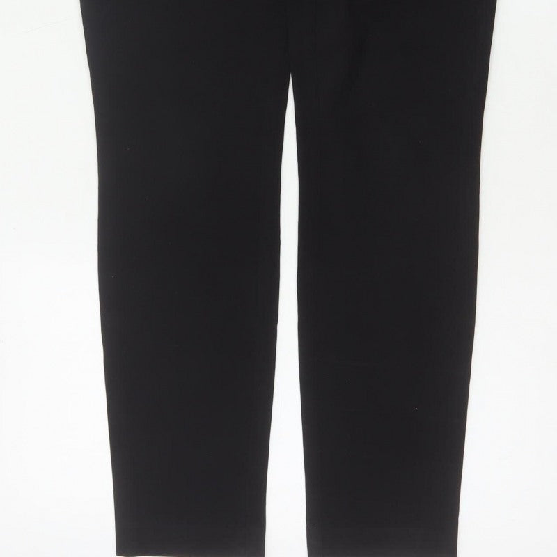New Look Women’s Black Size 8 Straight Tailored Work Trousers