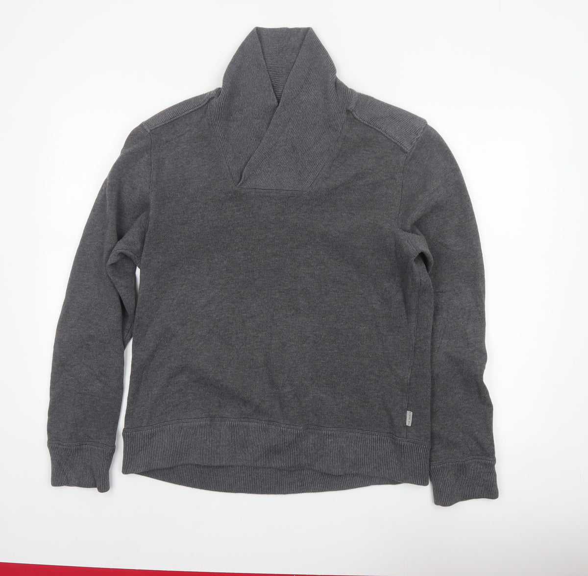 Ted Baker Men’s Grey XL Shawl Collar Pullover Sweatshirt