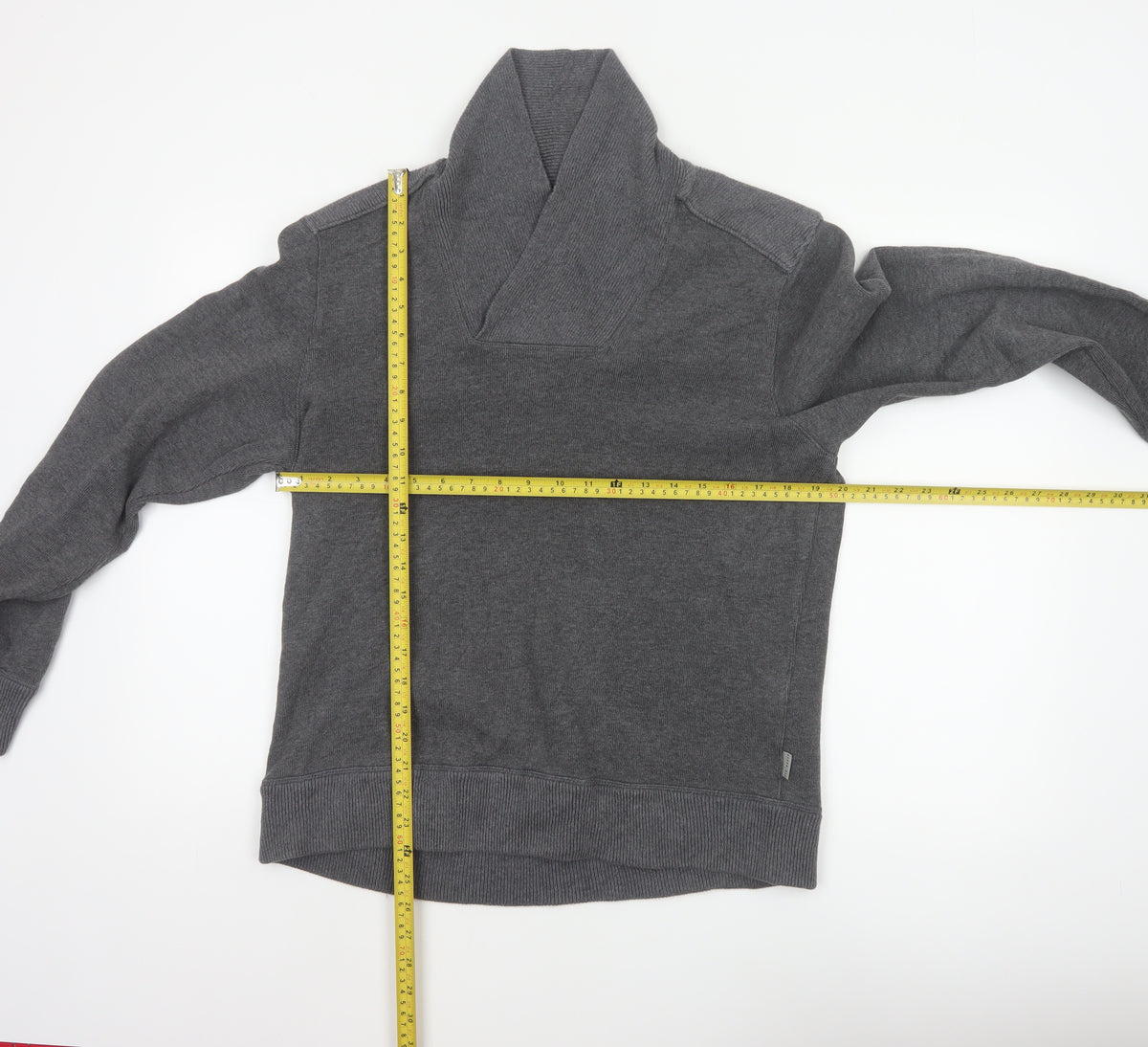 Ted Baker Men’s Grey XL Shawl Collar Pullover Sweatshirt