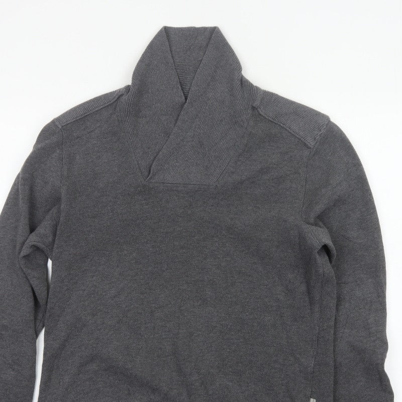 Ted Baker Men’s Grey XL Shawl Collar Pullover Sweatshirt
