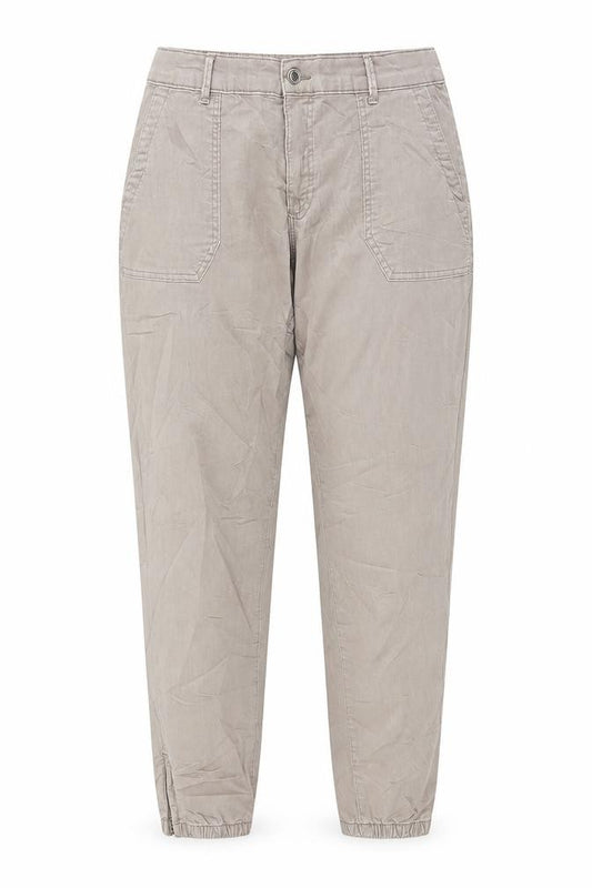 Marks and Spencer Women Beige UK 14 Regular Cargo Jogger Trousers