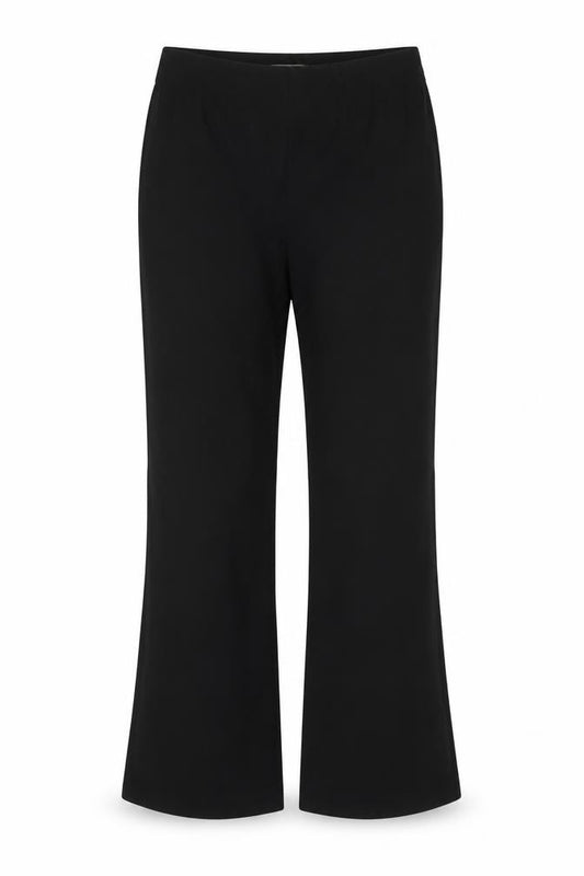 Marks & Spencer Women’s Black Size 12 Regular Flared Pull-On Trousers