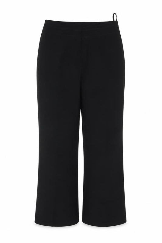 Wallis Women’s Black Petite UK 18 Wide-Leg Smart Trousers