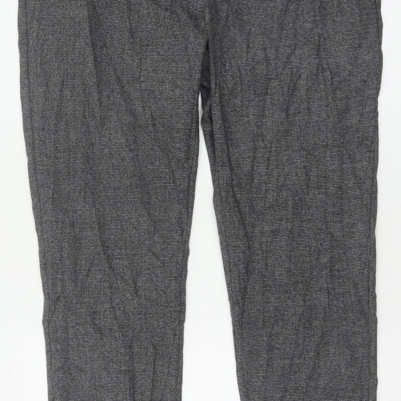 H&M Men’s Grey XL Slim Fit Drawstring Tapered Trousers