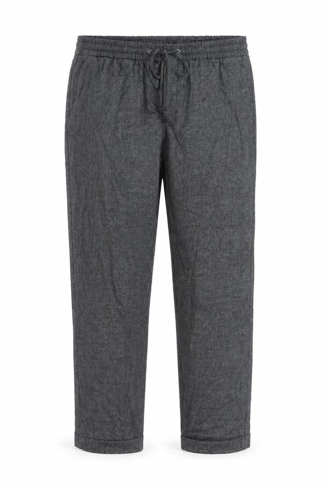 H&M Men’s Grey XL Slim Fit Drawstring Tapered Trousers