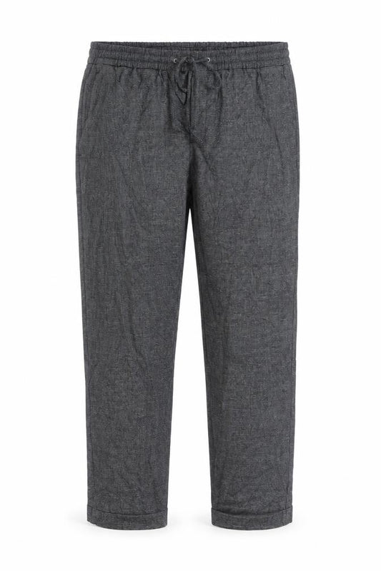 H&M Men’s Grey XL Slim Fit Drawstring Tapered Trousers