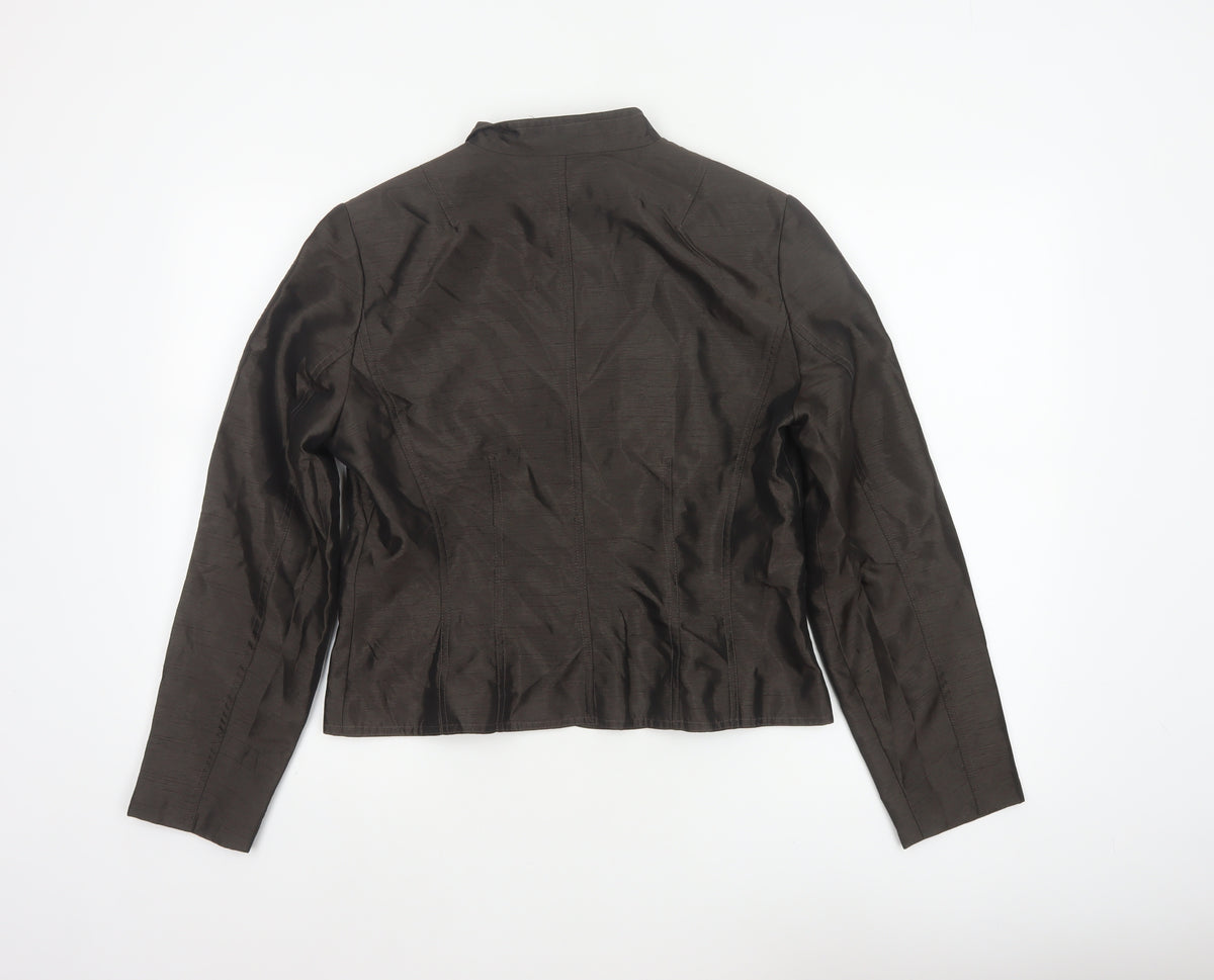 Sharagano Studio Women’s Brown Size 8 Tailored Lined Blazer