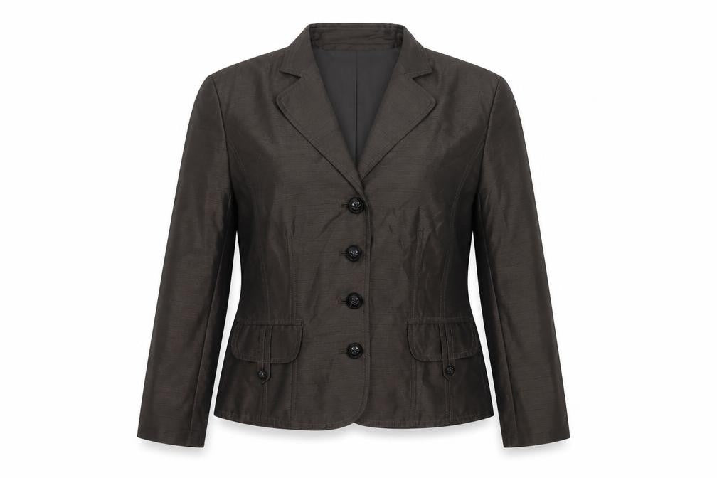 Sharagano Studio Women’s Brown Size 8 Tailored Lined Blazer