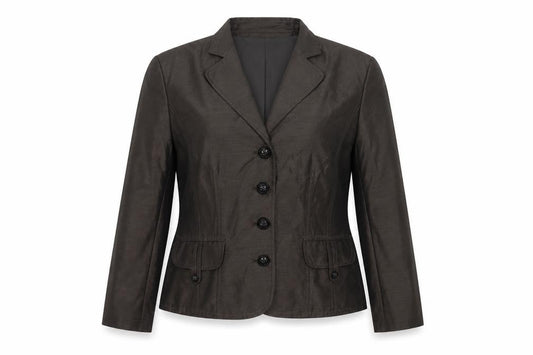 Sharagano Studio Women’s Brown Size 8 Tailored Lined Blazer