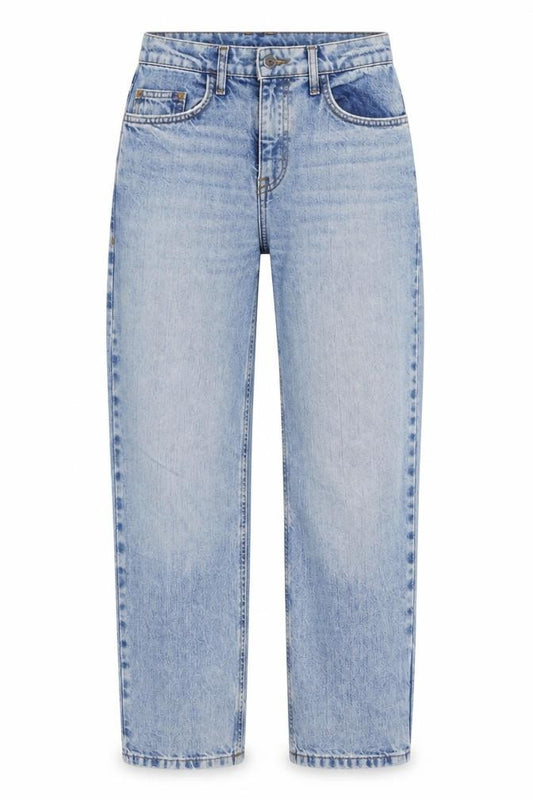 COLLUSION Women’s Blue High Rise Straight Leg Jeans UK 10