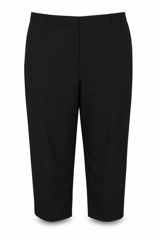 M&S Women’s Black Size 22 High Rise Straight Leg Tailored Trousers