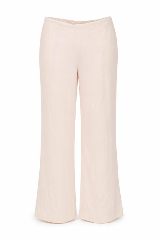 Precis Petite Women’s Pink Wide-Leg Lined Trousers UK 10