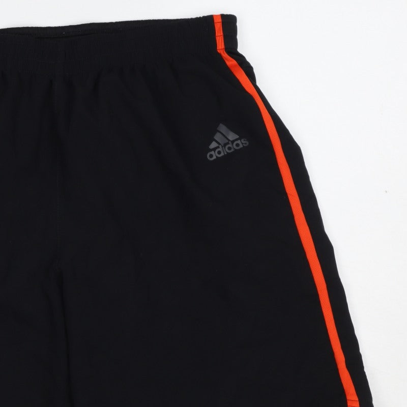 Adidas Men’s Black Orange Climacool Athletic Shorts Size S