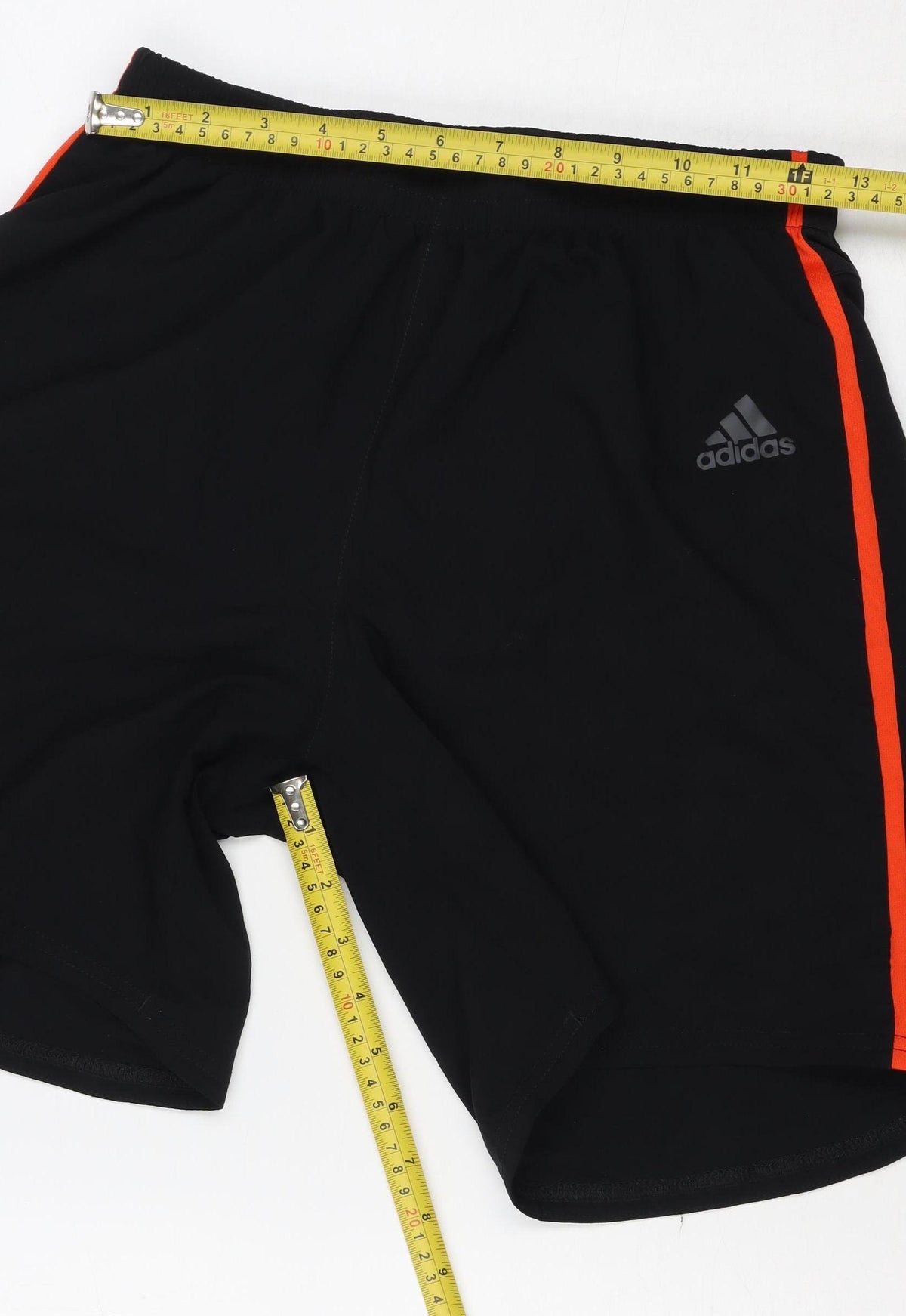 Adidas Men’s Black Orange Climacool Athletic Shorts Size S