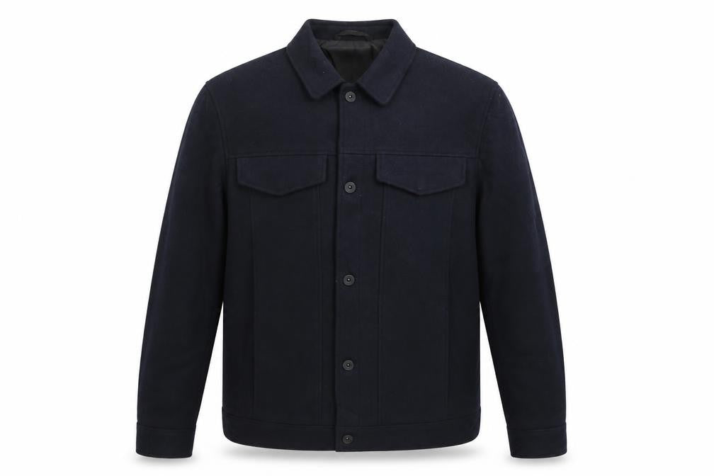 Marks and Spencer Men's Black M Basic Button Lined Jacket Pockets